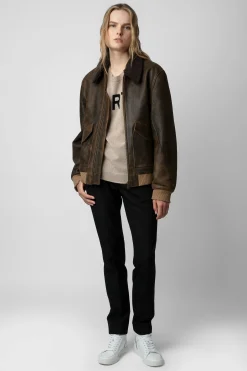 Manteaux Et Vestes^Zadig & Voltaire Veste En Cuir Mate