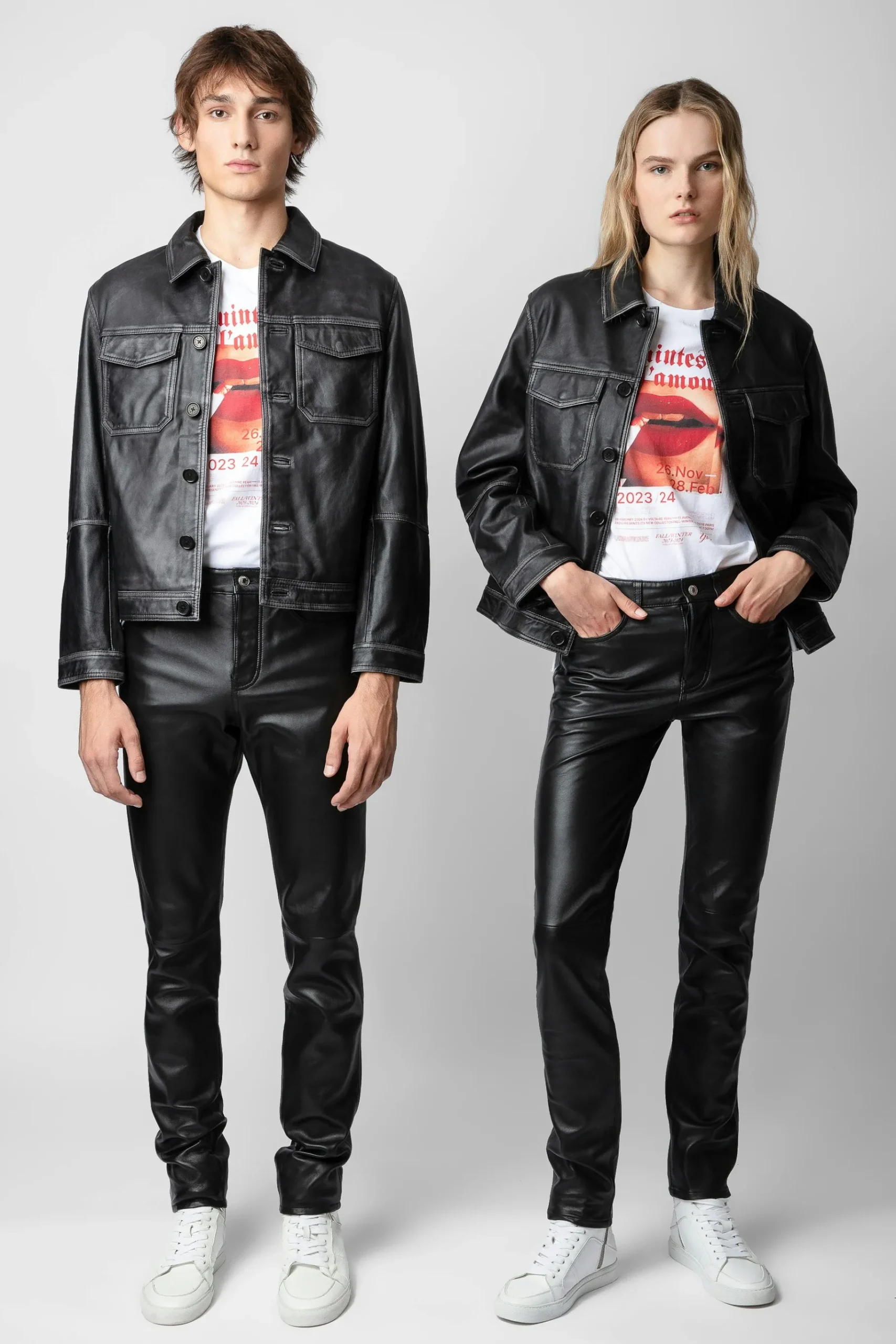 Manteaux Et Vestes^Zadig & Voltaire Veste En Cuir Vintage Lasso