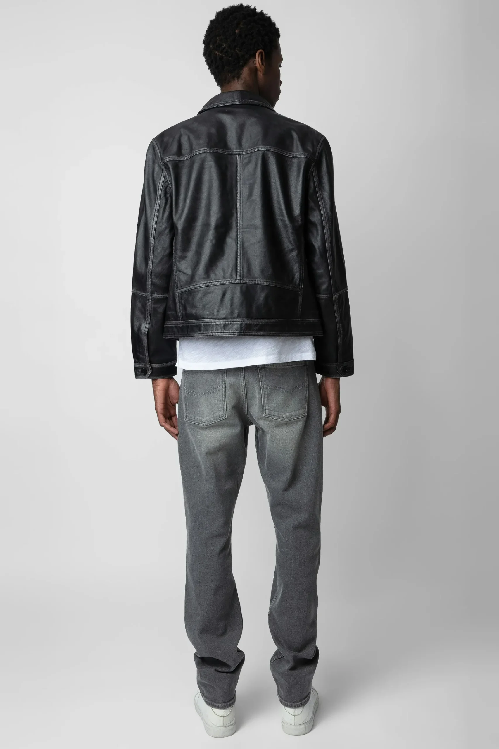 Manteaux Et Vestes^Zadig & Voltaire Veste En Cuir Vintage Lasso