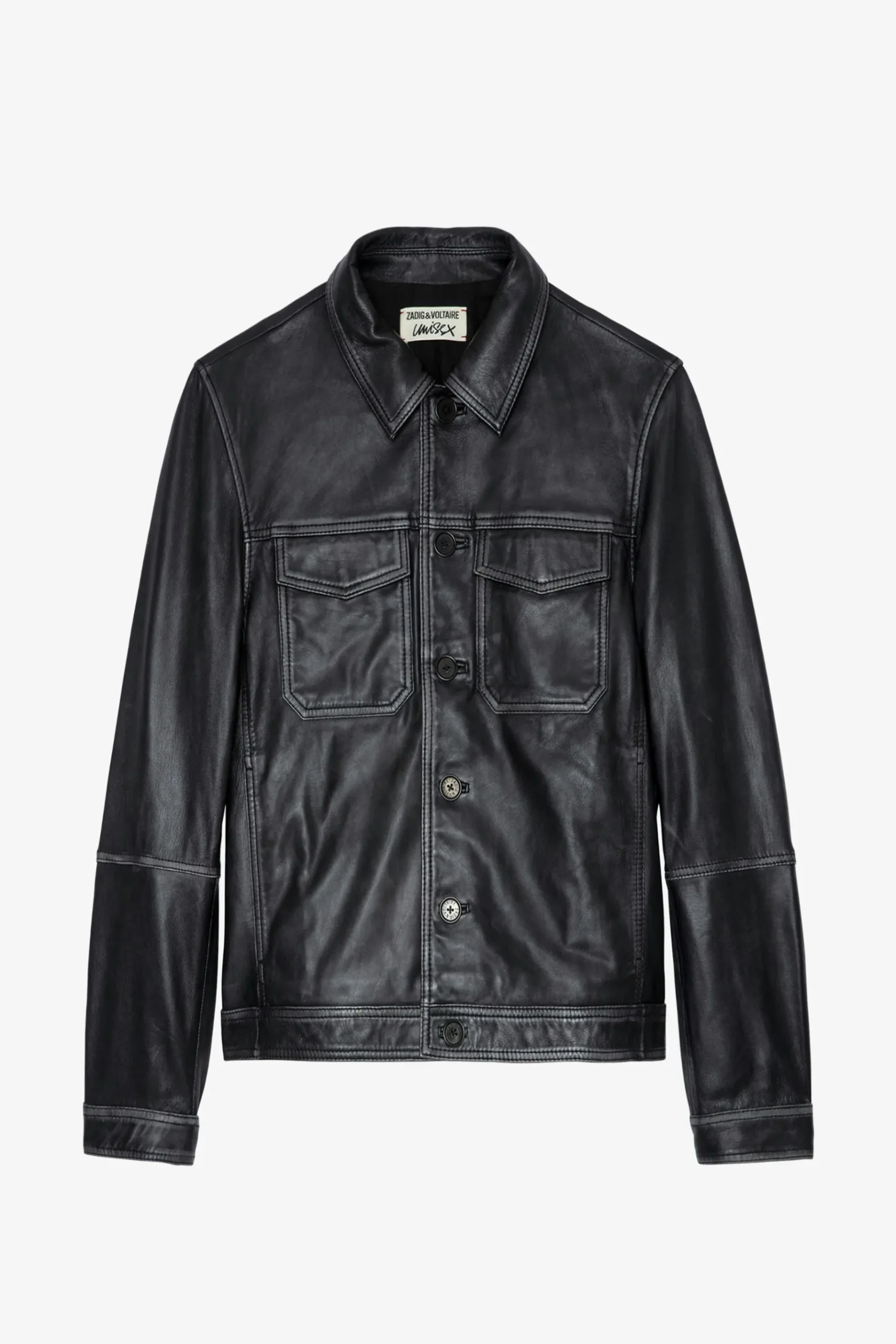 Manteaux Et Vestes^Zadig & Voltaire Veste En Cuir Vintage Lasso