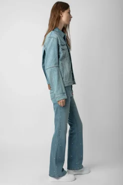 Unisexe^Zadig & Voltaire Veste En Jean Kasy A Strass
