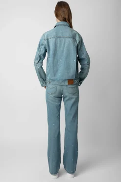 Unisexe^Zadig & Voltaire Veste En Jean Kasy A Strass