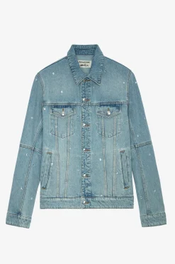 Unisexe^Zadig & Voltaire Veste En Jean Kasy A Strass