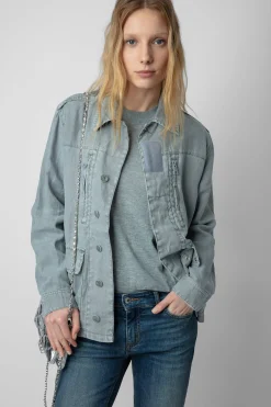 Manteaux Et Vestes^Zadig & Voltaire Veste En Lin Pour Enfant